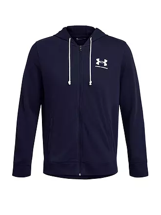 UNDER ARMOUR | Sweat à capuche pour homme UA Rival Terry | dunkelblau